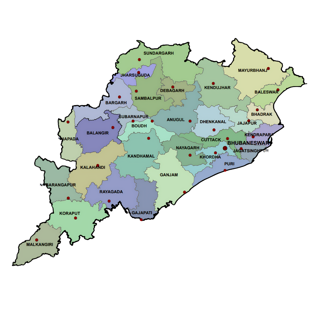 Odisha Map